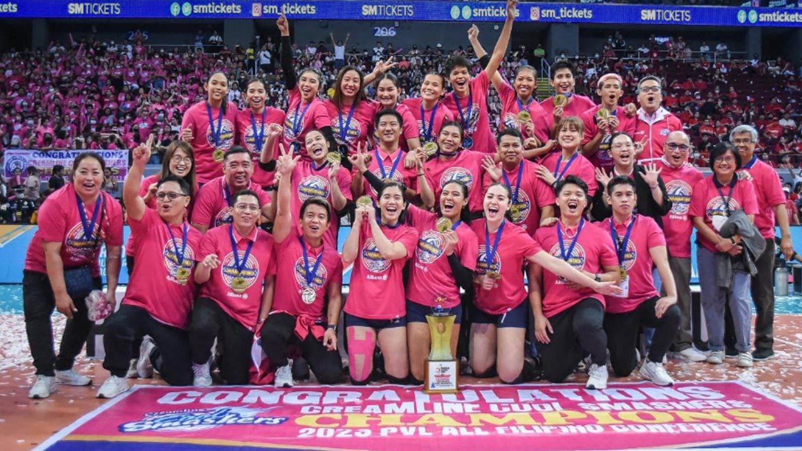 Creamline tops Petro Gazz in classic PVL All-Filipino finals to win sixth title in franchise history